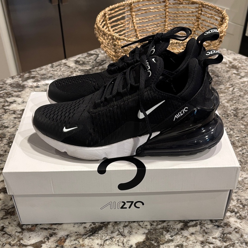 Nike Air Max 270 Black and White Sneakers
